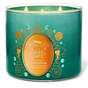 Limited Edition Bath and Body Works Disney Princess Ariel Candle!